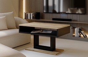 Designerska ława z półką do salonu Tilo