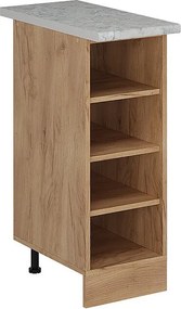 Półka kuchenna złoty dąb energetyczny 30x60x81.6 r-line