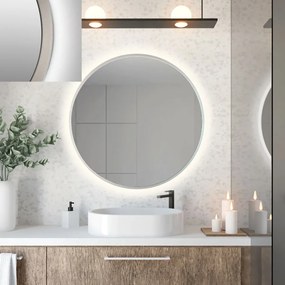 Lustro łazienkowe ZIRCON STANDARD 80 z oświetleniem LED BALTICA DESIGN