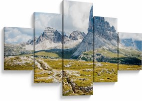 Obraz - Włoskie Dolomity (125x70 cm)