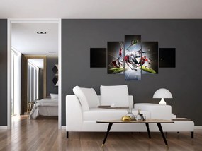 Obraz - Sportowcy (125x70 cm)