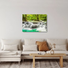 Obraz na szkle - wodospady (70x50 cm)