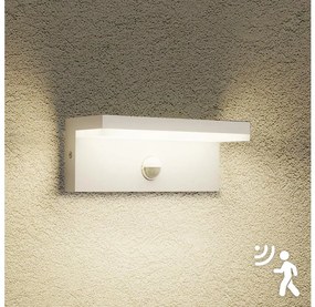 Brilagi - LED zewnętrzny kinkiet z czujnikiem TESSI LED/10W/230V biały IP54