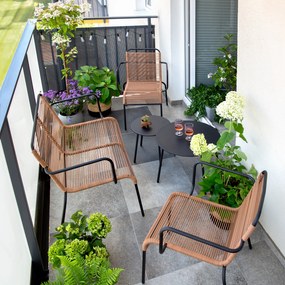 Zestaw mebli ogrodowych Henriette brąz PATIO