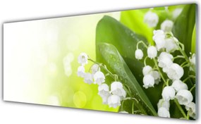 Panel Szklany do Kuchni Dzwoneczki Konwalii w Gęstwinie