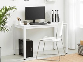 PROMOCJA Biały stół jadalniany z białym blatem TESSA 120x60 cm II. klasa