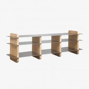 Szafka Rtv 180x40 Cm Z Drewna Mango I Stali Tokyo Drewno Mango - Sklum