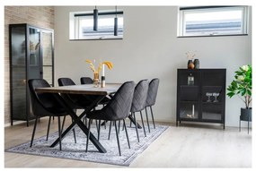 Czarna metalowa witryna 80x101,5 cm Brisbane – House Nordic