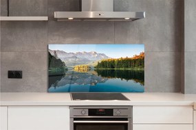 Panel Szklany Jezioro w Niemieckich Alpach