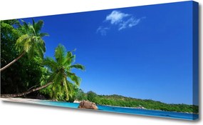 Obraz canvas Rajskie Wybrzeże pod Palmami