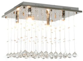 Kwadratowa lampa sufitowa w stylu glamour - EX163-Volta