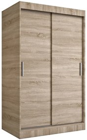 Szafa przesuwna 120 cm dąb sonoma P2-K76