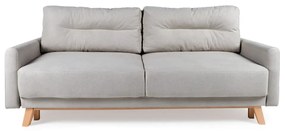 Jasnoszara sofa rozkładana Bonami Selection Pop