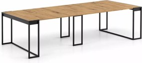 Rozkładana konsola Nuvio – nowoczesny design, funkcjonalność i elegancja w jednym meblu, wiele kolorów blatu i stali do wyboru