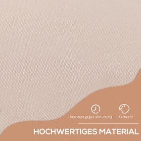 Outsunny markiza markiza zaciskowa składane ramię ramię przegubowe markiza z regulacją wysokości aluminium