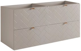 Kaszmirowa szafka wisząca 120 cm pod 2 umywalki Z3-D97