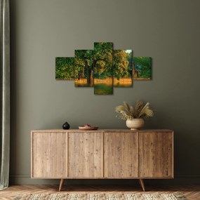 Obraz żyraf w naturze (125x70 cm)