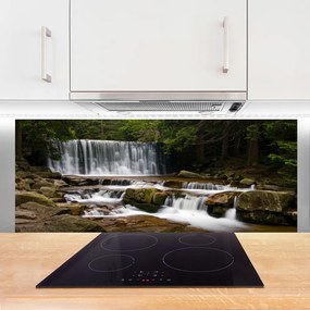 Panel nad blat kuchenny Ukryty Wodospad w Gęstwinie