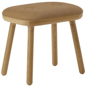 Jasnobrązowo-naturalny stołek w naturalnym Paff Tall – UMAGE