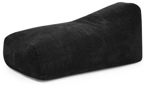 Czarny sztruksowy worek do siedzenia Snug 130 – SLOWDOWN