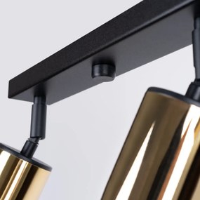 Listwa oświetleniowa WINX 4L czarna/złota SOLLUX  LIGHTING
