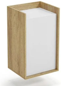 Szafka modułowa 83cm hikora + biel alpejska - Afilia 9X