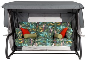 Huśtawka ogrodowa z moskitierą Venezia Lux Black Edition G058-02PB PATIO