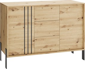 Komoda VALOZA 120 cm do Salonu Sypialni Dąb artisan