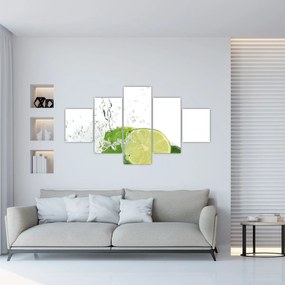 Obraz - Soczyste cytryny (125x70 cm)