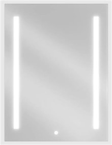 Mexen Remi lustro łazienkowe podświetlane 60 x 80 cm, LED 6000K, antypara - 9804-060-080-611-00