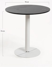 Stó Firro Okrgy 70cm Biay