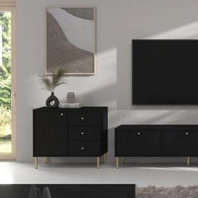 Komoda TORINO 84 cm do Salonu Sypialni Grafit