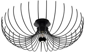 Czarna lampa wisząca ø 56 cm Opilio – Squid Lighting