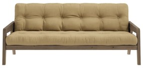 Żółta rozkładana sofa 204 cm Grab – Karup Design