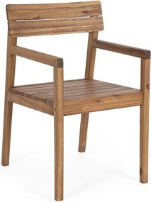 Drewniane krzesło ogrodowe w naturalnym kolorze Rodano – Bizzotto