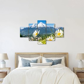 Obraz - Wiosna w Alpach (125x70 cm)