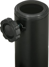 Outsunny Stojak na parasol Uchwyt na parasol, odporny na warunki atmosferyczne, napełniany, Ø51x 36W cm, Czarny