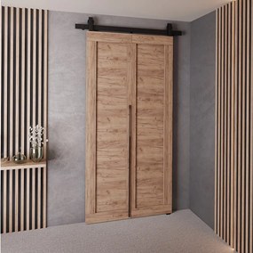 Drzwi Przesuwne QUDIO M1 Dąb Craft Złoty 80