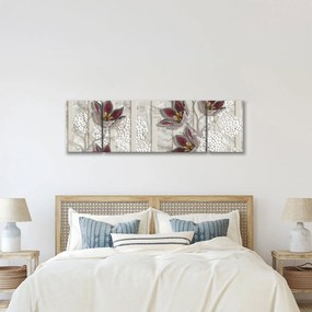 Obraz - Kwiaty dekoracyjne (170x50 cm)