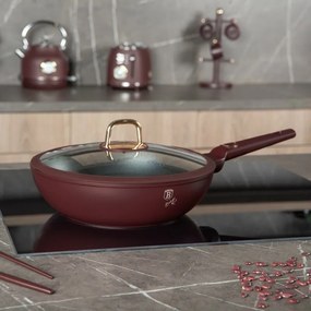 BerlingerHaus Wok z pokrywką Leonardo 28 cm
