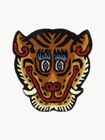 Ręcznie tuftowany dywan z wełny Tiger Face