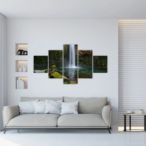 Obraz wodospadów (125x70 cm)