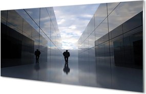 Panel Szklany Niebo w Lustrzanym Odbiciu