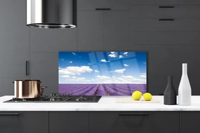 Szkło Ozdobne do Kuchni Kwiatowy Dywan Na Polanie