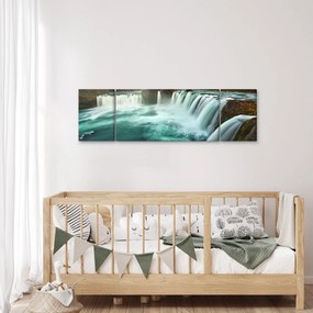 Obraz - Wodospady (170x50 cm)