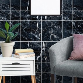Zestaw naklejek na kafelki 24 szt. 15x15 cm Marble Tiles Florencia – Ambiance
