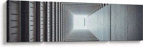 Obraz - Widok z wnętrza budynku (170x50 cm)
