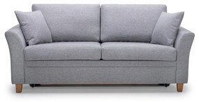 Jasnoszara rozkładana sofa Scandic Sonia