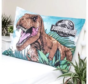 PrzytulneMieszkanie.pl PrzytulneMieszkanie.pl Świecąca bawełniana pościel JURASSIC WORLD ROAR kolorowa Rozmiar pościeli: 70 x 90 cm | 140 x 200 cm