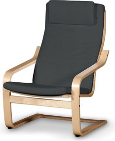 Poduszka na fotel Poäng II kolor szary tkanina welwetowa